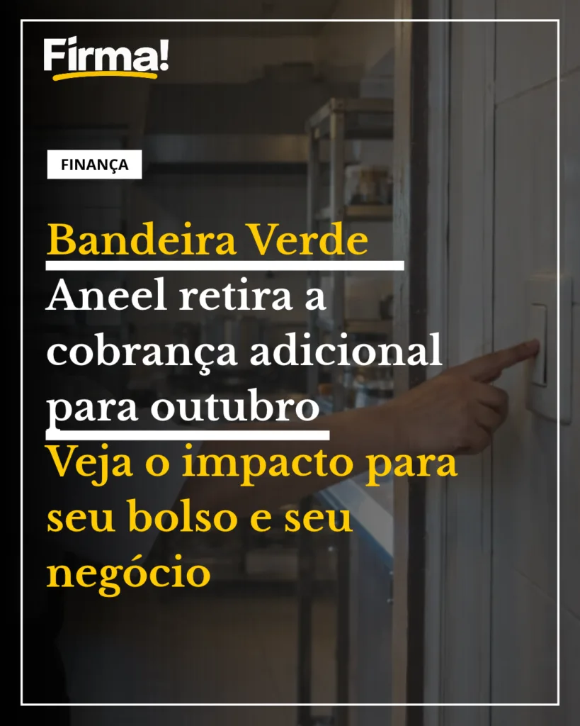 Bandeira Verde, sem cobrança extra na conta de luz