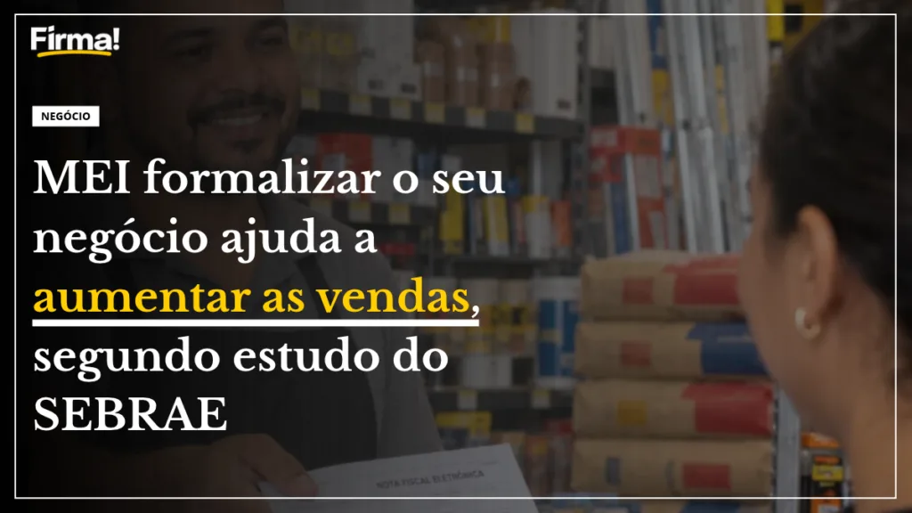 MEI formalizar o negócio